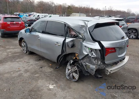 2020 Acura Mdx Standard z USA, uszkodzony, nr VIN 5J8YD4H39LL026694